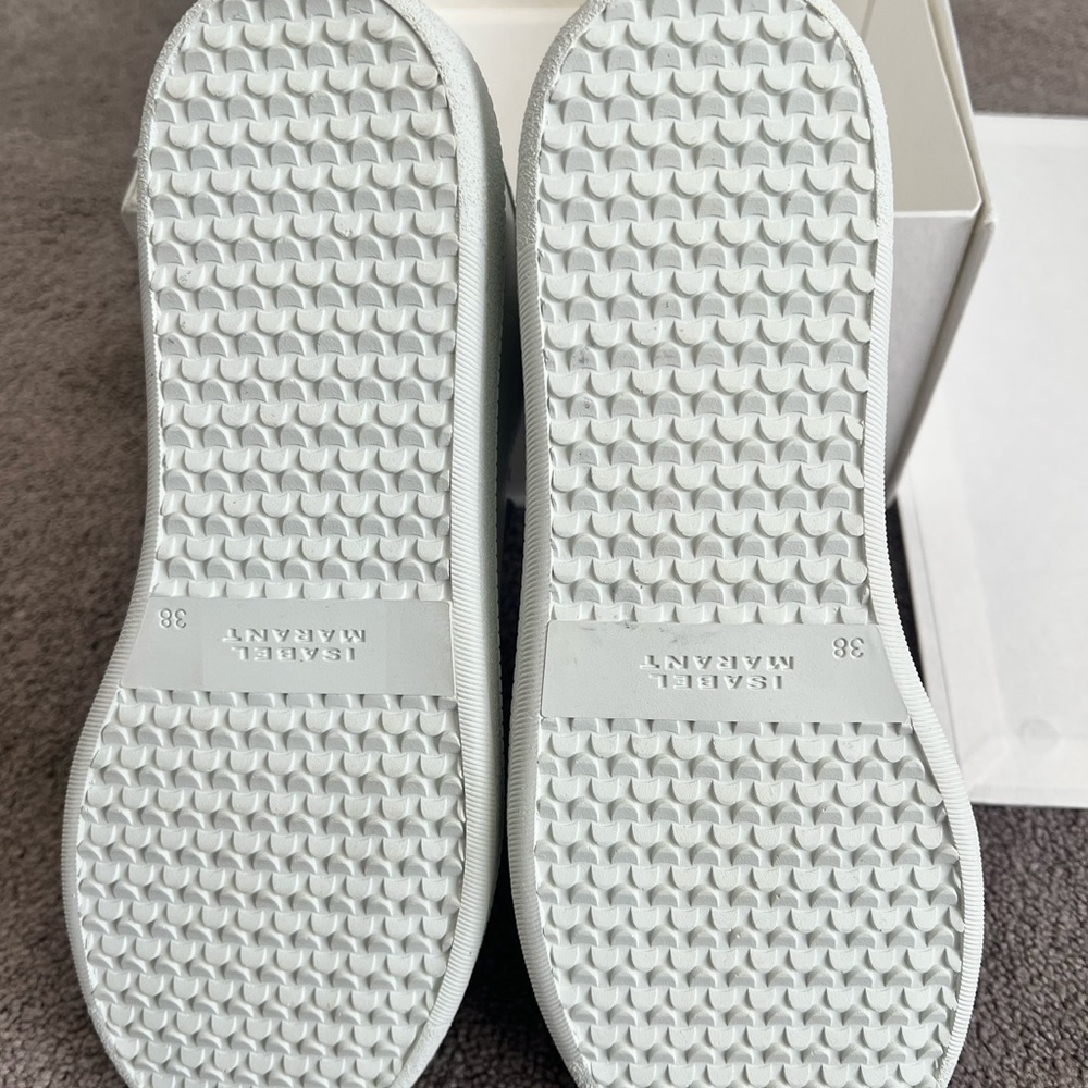 Isabel marant season classic BETH LEATHER SNEAKERS - Picture 12 of 15